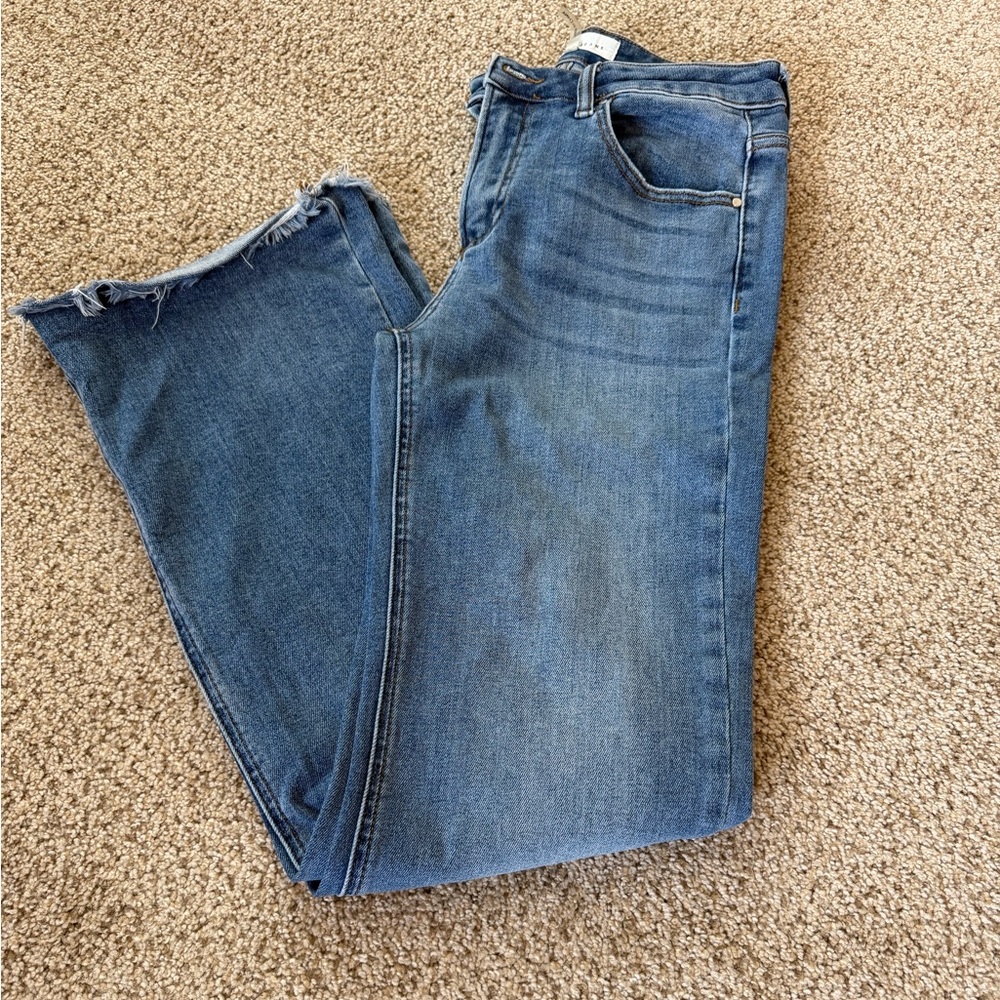 Risen Blue Distressed Jeans size 11